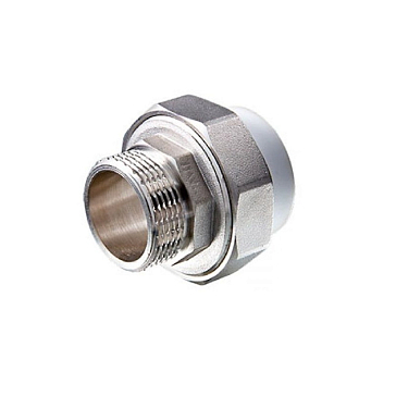 Изображение товара Муфта Valfex 10156015, комбинированная, разъёмная, наружная резьба, 20x1/2