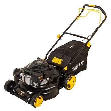 Изображение товара Газонокосилка бензиновая Huter GLM-5.0ST 70/3/5 (4-х тактный двигатель, шир. захвата 46 см, задний выброс травы)