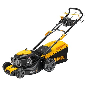 Изображение товара Бензиновая газонокосилка Denzel GLD-460SP-VE 146 см3 46 см ширина электрический старт