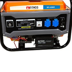 Бензогенератор Союз ЭГС-3200Э