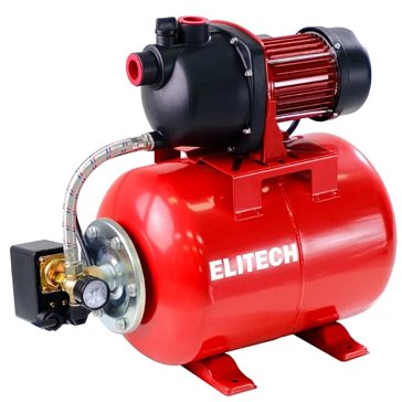 Изображение товара Насосная станция Elitech САВ 1200-24П 1200 Вт для дома и колодцев с гидроаккумулятором