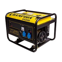 Газовый (газопоршневой) генератор Champion LPG2500 (мощность 2 кВт, число фаз: 1, воздушное охлаждение)