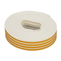 Уплотнитель Сибртех 93845, 24 м, профиль "P", белый