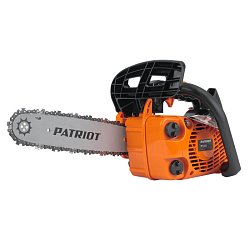 Бензопила для резьбы скульптур одноручная Patriot 2512 (рабочий объем 25 см3, количество звеньев 44, ширина паза 1.3 мм)