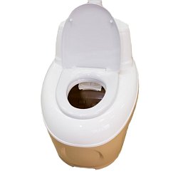 Биотуалет Piteco 905 торфяной (компостный, коричневый цвет)