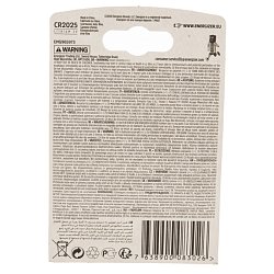 Элемент питания Energize Lithium CR 2025 BP1 E301021602