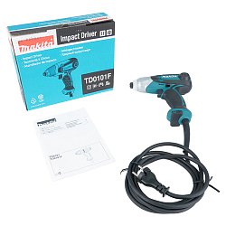 Сетевой ударный винтоверт Makita TD0101F (3600 оборотов, 230 Вт, макс 3200 ударов/мин, вес 1 кг, подсветка)