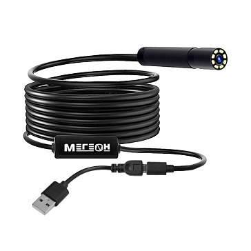 Изображение товара Видеоскоп Эндоскоп Мегеон 33251 1.5м micro-USB совмещение с ПК и смартфоном