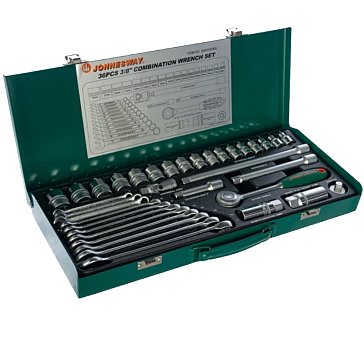 Изображение товара Набор торцевых головок и ключей Jonnesway S04H3536S 36 предметов