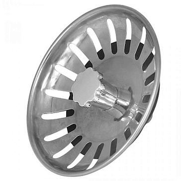 Изображение товара Сеточка для раковины 3.1/2" MasterProf нержавеющая сталь хром