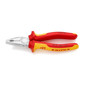 Изображение товара Пассатижи Knipex KN-0306180 (длина 180 мм)