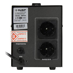 Автоматический стабилизатор напряжения Зубр Профессионал АСН-2000-1-Ц 59375-2