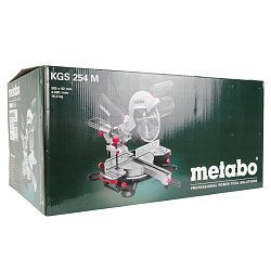 Сетевая торцовочная пила Metabo KGS 254 M 602540000 (ширина пропила под углом 205-305 мм)