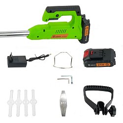 Аккумуляторный садовый триммер Deko DKTR21 063-4239 (2х2.0 Ач, 21В, прямая штанга)