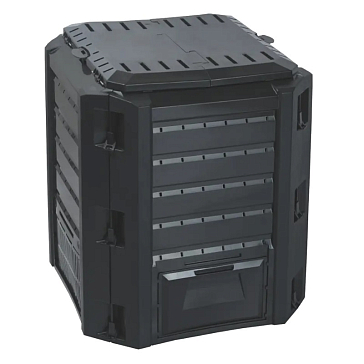 Изображение товара Пластиковый компостер Prosperplast Compogreen IKST380C-S411 (380 л, черный)