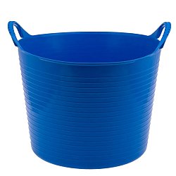 Ведро гибкое сверхпрочное Сибртех 67508, полиэтилен 40 л, синее