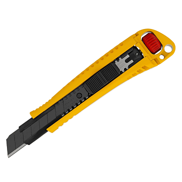 Изображение товара Нож Denzel 78904, сменное лезвие, сталь SK4, корпус из цинкового сплава