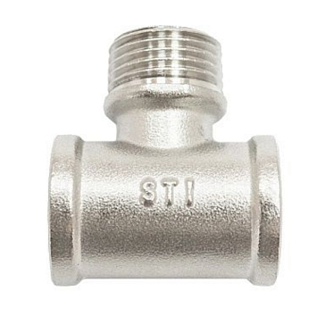 Изображение товара Тройник 3/4" В-Н-В никелированный