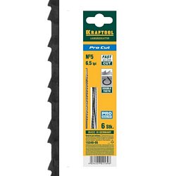 Полотна для лобзика Kraftool №5 15340-05 (с двойным зубом, 130 мм)