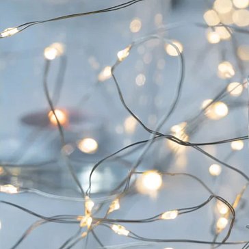 Изображение товара Гирлянда светодиодная Космос "Нить" KOC_GIR-V102 1757850, 30+5м, 300LED, теплый белый, 220В