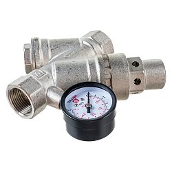 Регулятор давления Valtec VT.082.N.05 с фильтром и манометром, 2-5 бар, 3/4"