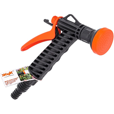 Изображение товара Душ-пистолет поливочный Жук MW-3216-00 с фиксатором, штуцер 1/2" - 3/4"