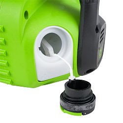 Цепная пила аккумуляторная портативная Greenworks G24CS25K2 арт. 2007707UA (2ач)