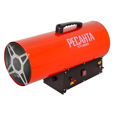 Изображение товара Газовая тепловая пушка Ресанта ТГП-50000 67/1/16 (50000 вт, площадь обогрева: 500 м², красный цвет)