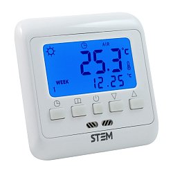 Терморегулятор с встроенным датчиком температуры воздуха Stem Energy SET 08 программируемый