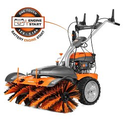 Машина подметальная бензиновая Daewoo DASC 70100E (мощность 7 л.с., вес 86 кг, тяговый привод)