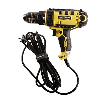 Изображение товара Дрель шуруповерт Hanskonner HID2145P 2 скорости 50Нм метал. патрон 13 мм качество Германия
