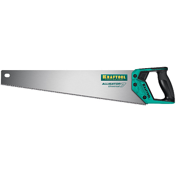 Изображение товара Ножовка по дереву Kraftool Alligator Universal 7 15004-45_z01 450 мм сталь Германия