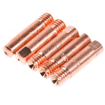 Изображение товара Наконечник контактный Solaris WA-3474 набор 5 шт 0.6 мм М6х25 мм медь