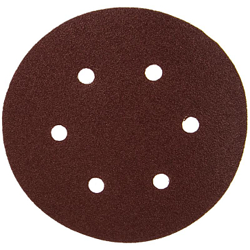 Изображение товара Самоклеющиеся шлифовальные круги Практика Профи 150 мм P80, 5 шт