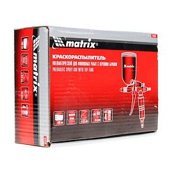 Пневматический краскораспылитель Matrix 57318 (разъем рапид, бытовой, вес 0.42 кг)