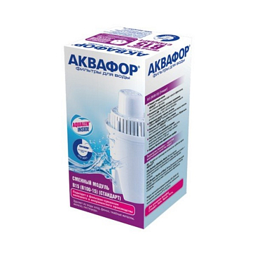 Изображение товара Сменный картридж Аквафор В100-15 для очистки воды от хлора ржавчины и тяжелых металлов