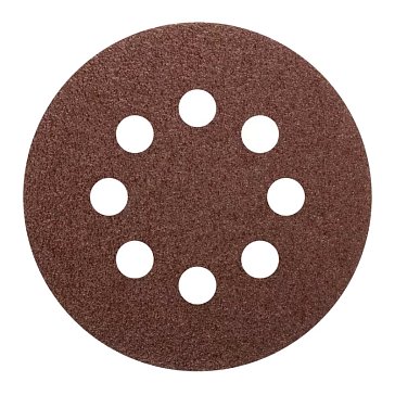 Изображение товара Круги абразивные Cutop Profi 85-616, шлифовальные, перфорированные, на ворсовой основе, под "липучку" (Р36, 125 мм, 5шт.)  