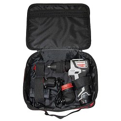 Бесщеточная аккумуляторная дрель-шуруповерт Интерскол ДА-10/12В 36 КомбиМАКС (Li-ion, сумка, 2 аккум., 2Ач, 4 насадки) 687.2.2.78