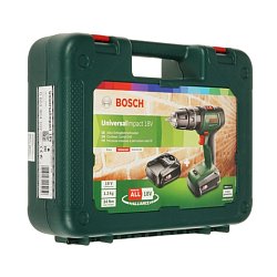 Аккумуляторная ударная дрель-шуруповерт Bosch UniversalImpact 18V 06039D4102