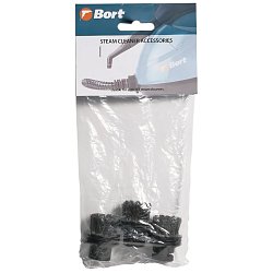 Набор аксессуаров для пароочистителя Round brush Bort SET SS 9341155, (3 шт)3