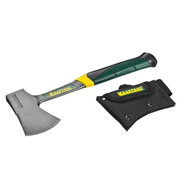 Изображение товара Топорик туристический Kraftool цельнокованый с рукояткой и чехлом