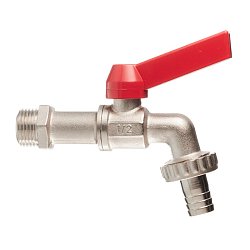 Кран водоразборный Valtec 1/2" со штуцером VT.051.N.04