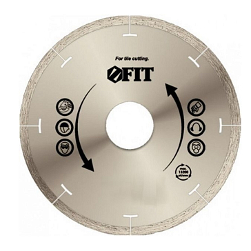 Изображение товара Диск алмазный отрезной для угловых шлифмашин 115 мм Fit 37442