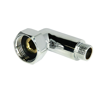 Изображение товара Соединение угловое для полотенцесушителя 1х1/2 хром Россия