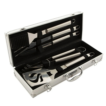 Изображение товара Набор приборов для барбекю Palisad Camping 69579 5 предметов в кейсе