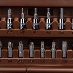 Набор инструментов для автомобиля Ombra OMT94S12 с 12-гр. головками 1/2"DR и 1/4"DR, 94 предмета