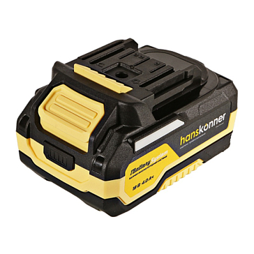 Изображение товара Аккумулятор Hanskonner HBP2004 18 В 4 Ач Li-ion с индикатором уровня заряда