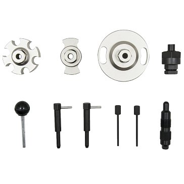 Изображение товара Набор приспособлений Jonnesway AL010193 049600 для регулировки фаз ГРМ двигателей VAG 2.7/3.0 Tdi, 4.0 Tdi (ASE) Common Rail