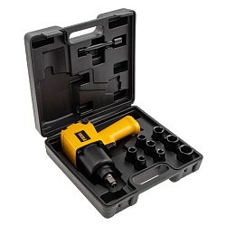 Ударный пневмогайковерт Denzel IW860 57473 + набор головок