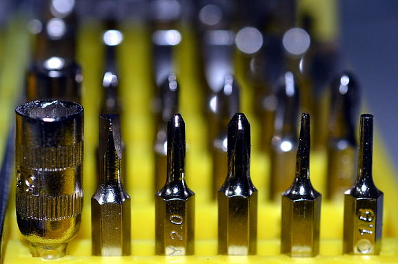 Виды наконечников отверток